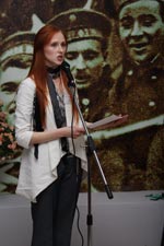 Наталья Степановна выступает с докладом «Ленинские музеи, Мавзолей и памятники в свете государственной политики сохранения историко-культурного наследия»